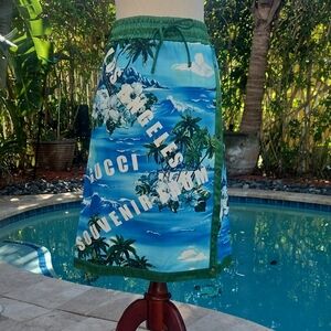 GUCCI Tropical Resort Wear Skirt